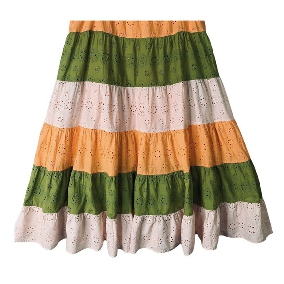 Anthropologie Hutch Fantine Maxi Skirt Womens Size Large $158 Boho Eyelet Summer - Picture 15 of 15